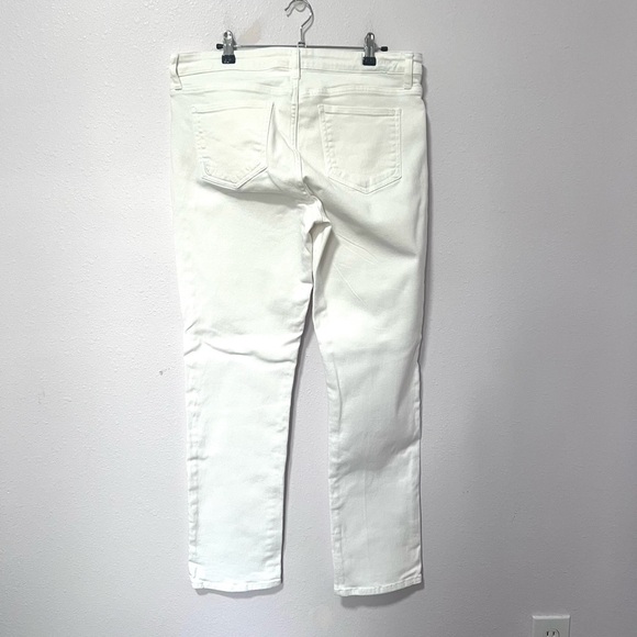 Kut Katy boyfriend White Skinny Jeans with Sleek Fit 12 - Picture 7 of 7
